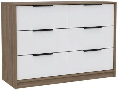 Egeo 4 Drawers Dresser Pine-White