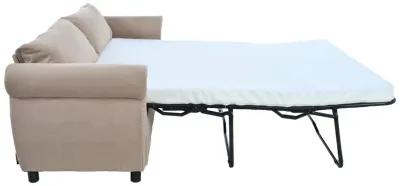 80.7" 2In1 Sofa Bed Sleeper With Large Mattress(63"X70.9x3.3 Inch), For Living Room Spaces Bedroom