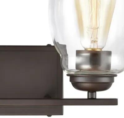 Calistoga 14'' Wide 2-Light Bronze Vanity Light