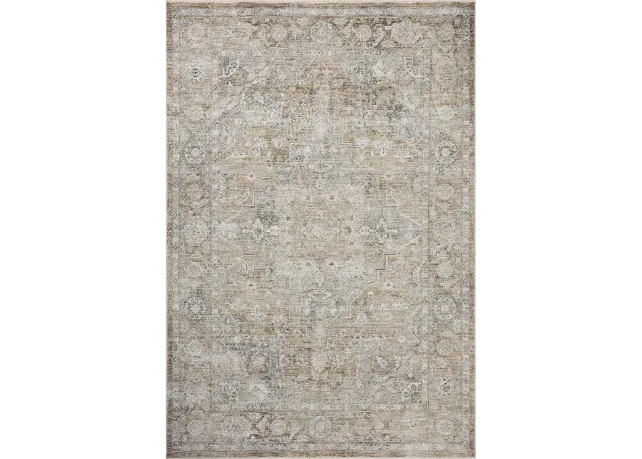 II Tabitha Khaki/Slate 2'7" x 8'0" Runner Rug by Loloi II