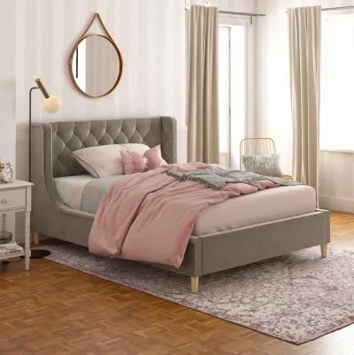 Little Seeds Monarch Hill Ambrosia Teal Full Size Upholstered Bed