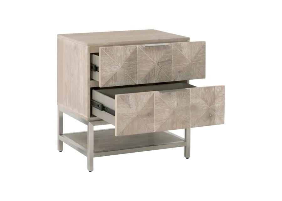 Atlas 2-Drawer Nightstand