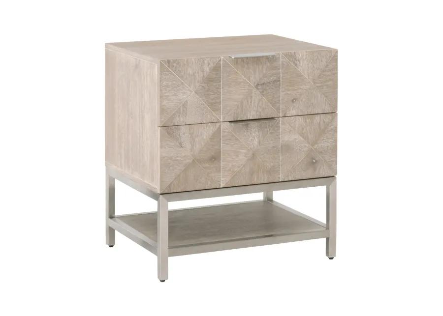 Atlas 2-Drawer Nightstand