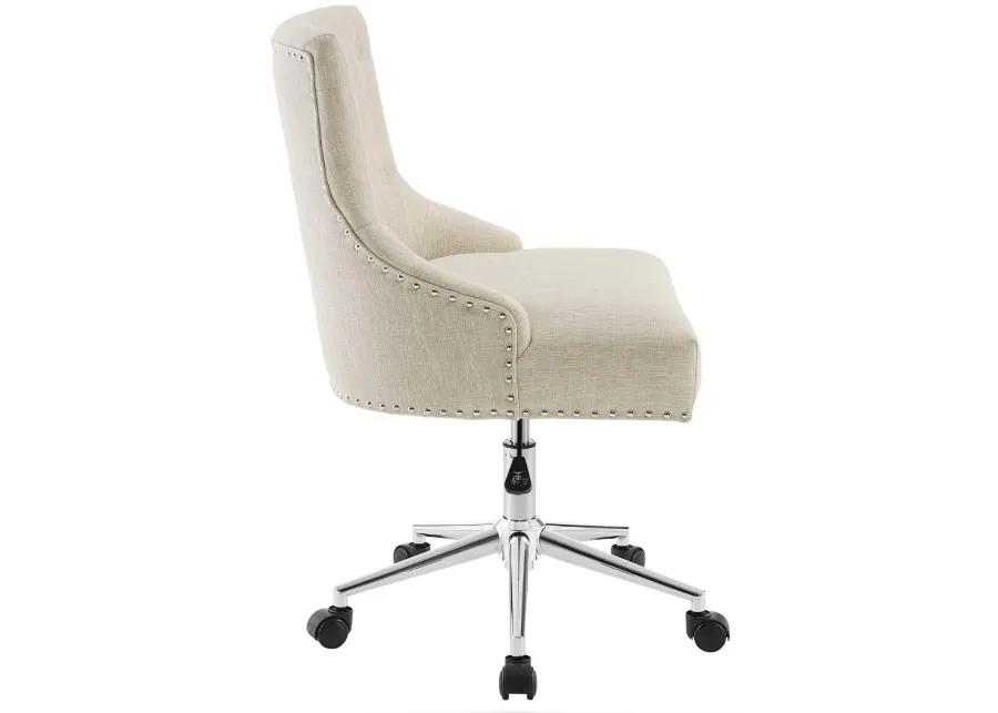 Modway Furniture - Regent Tufted Button Swivel Upholstered Fabric Office Chair