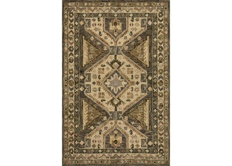 Victoria VK07 Walnut/Beige 7'9" x 9'9" Rug