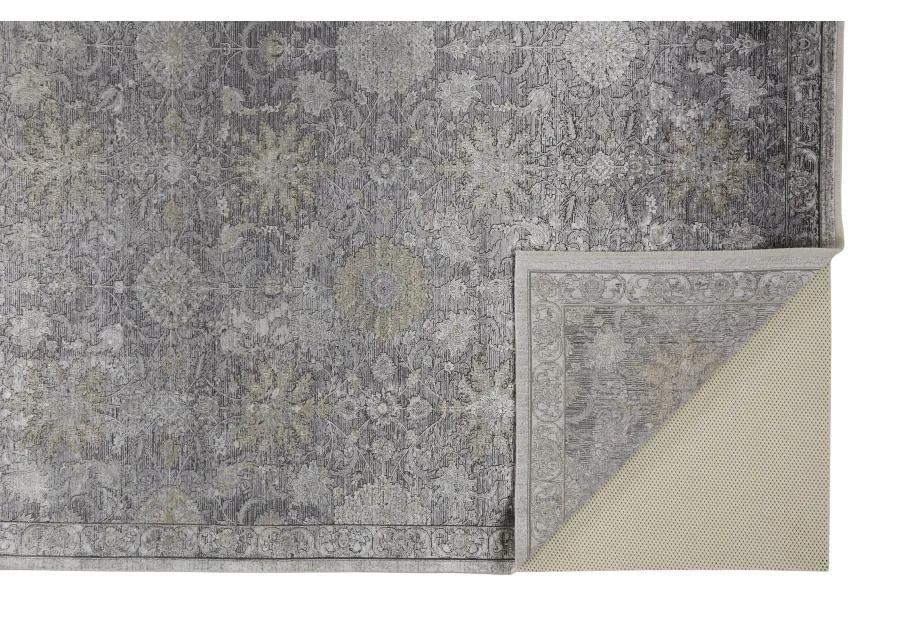 Sarrant 3965F Gray/Silver/Tan 2'8" x 12' Rug