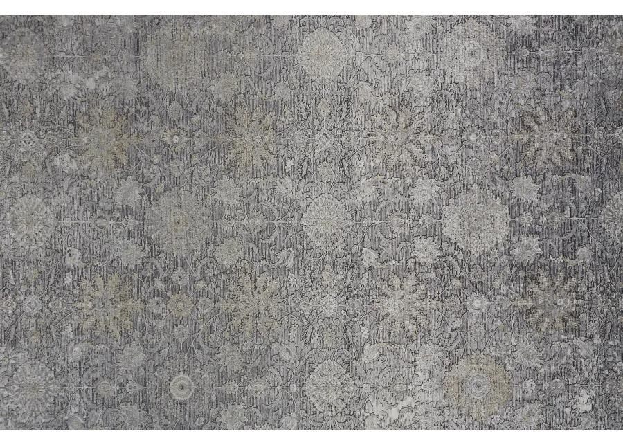 Sarrant 3965F Gray/Silver/Tan 2'8" x 12' Rug