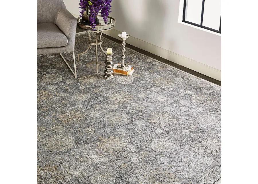 Sarrant 3965F Gray/Silver/Tan 2'8" x 12' Rug