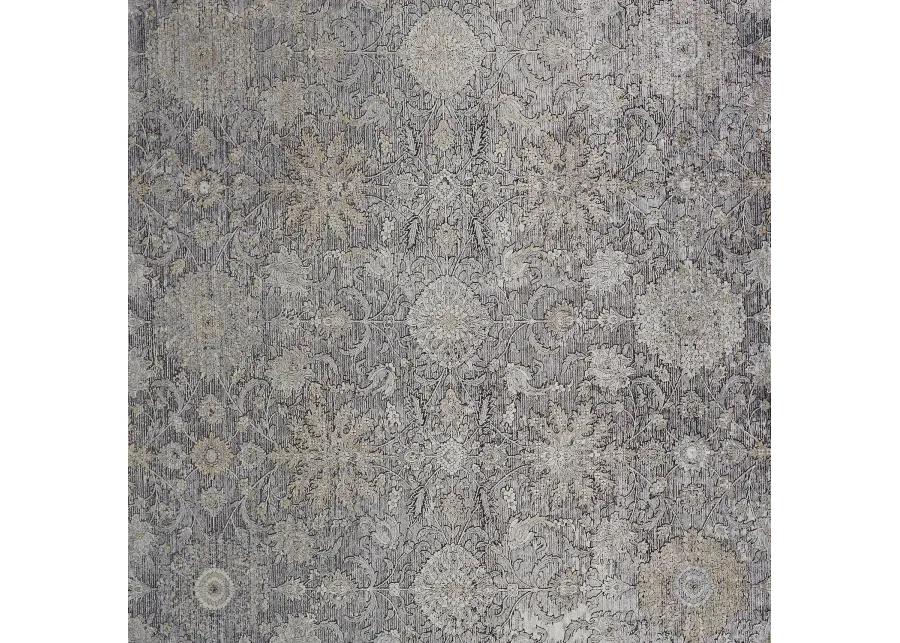 Sarrant 3965F Gray/Silver/Tan 2'8" x 12' Rug