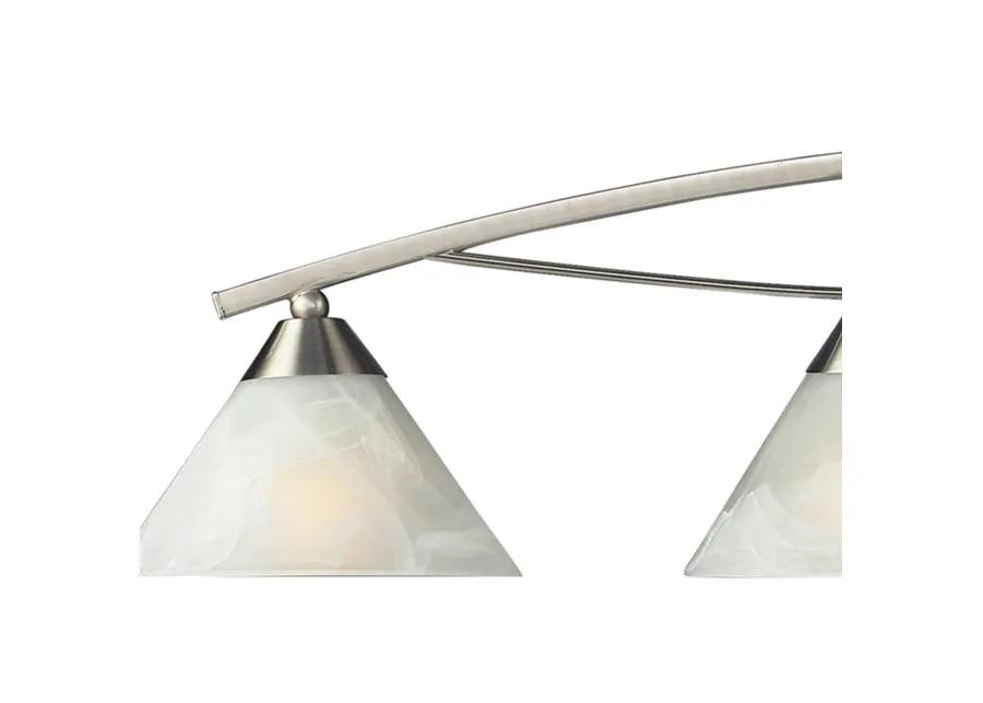 Elysburg 36'' Wide 4-Light Silver Vanity Light