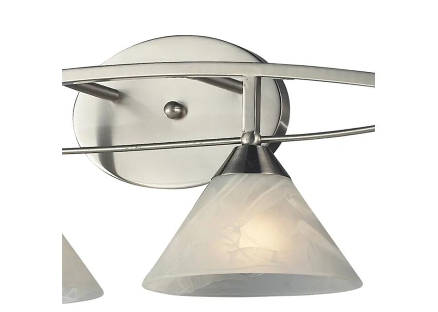 Elysburg 36'' Wide 4-Light Silver Vanity Light