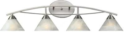 Elysburg 36'' Wide 4-Light Silver Vanity Light