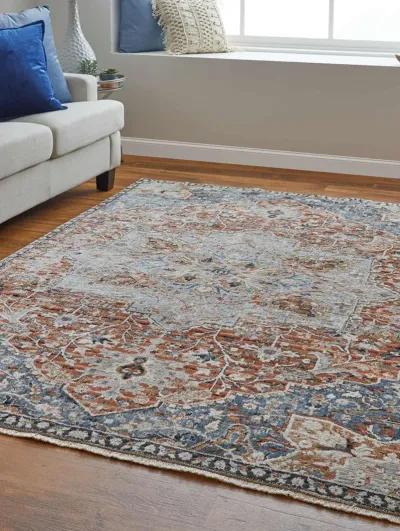 Kaia 39HXF Orange/Ivory/Blue 9'8" x 12'8" Rug