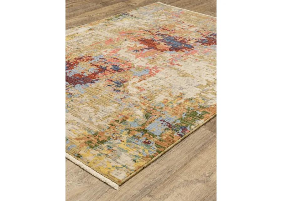 Soleri 5'3" x 7'6" Beige Rug