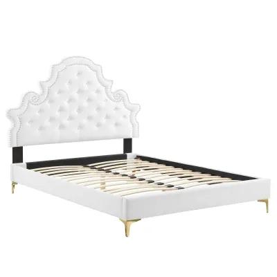 Modway - Gwyneth Tufted Performance Velvet Full Platform Bed