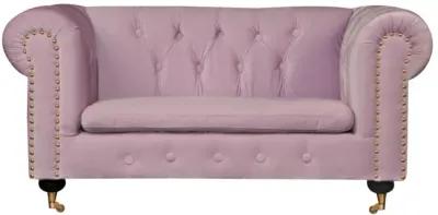 Foy Kids Couch Gold Pink