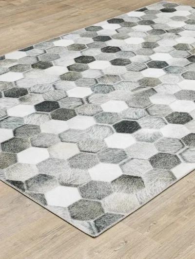 Myers Park 7'8" x 10' Grey Rug