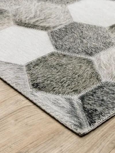 Myers Park 7'8" x 10' Grey Rug