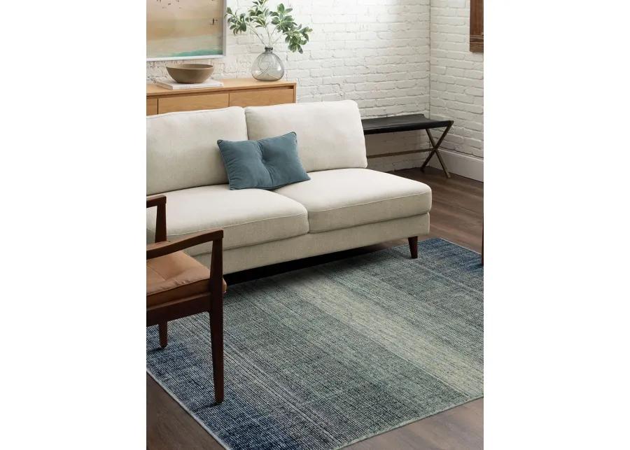 Wabi Sabi by Drew and Jonathan Home Wabi Sabi Denim 2' X 8' Rug