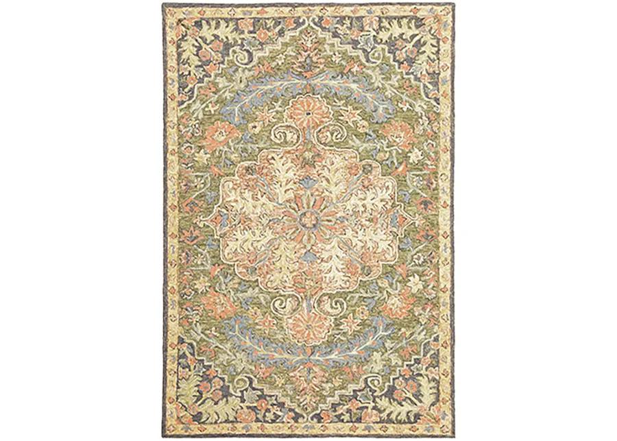 Alfresco 5' x 8' Blue Rug