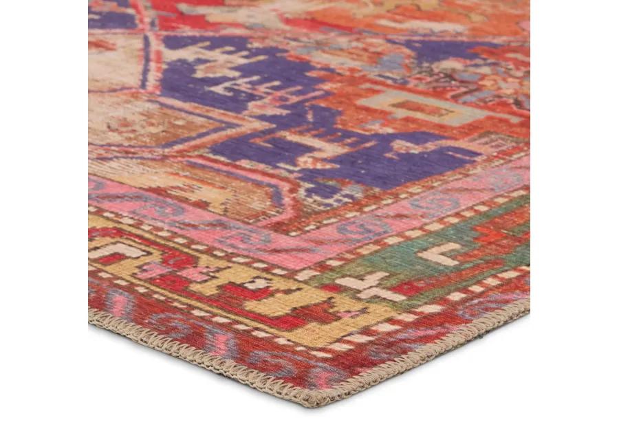 Garcia Sancho Orange 3' x 8' Runner Rug