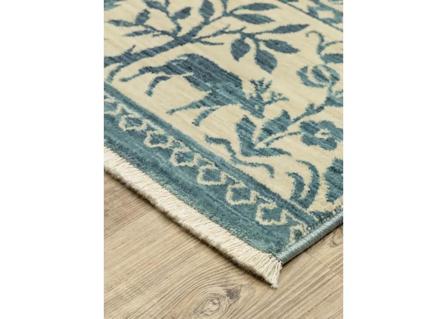 Francesca 5'3" x 7'6" Blue Rug