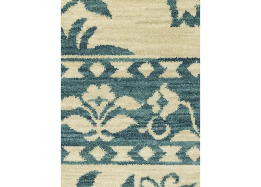 Francesca 5'3" x 7'6" Blue Rug