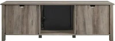 Belen Kox Farmhouse Fireplace TV Stand - Grey Wash, Belen Kox