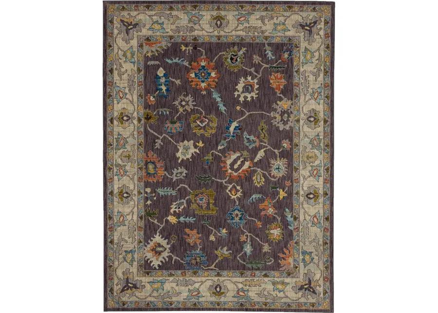 Pandora Fury Eggplant 2' 4" X 7' 10" Rug