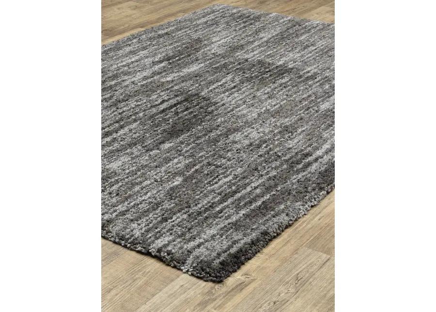 Aspen 2'3" x 7'6" Charcoal Rug