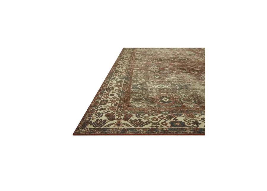 Banks BAN04 Brick/Ivory 5' x 7'6" Rug