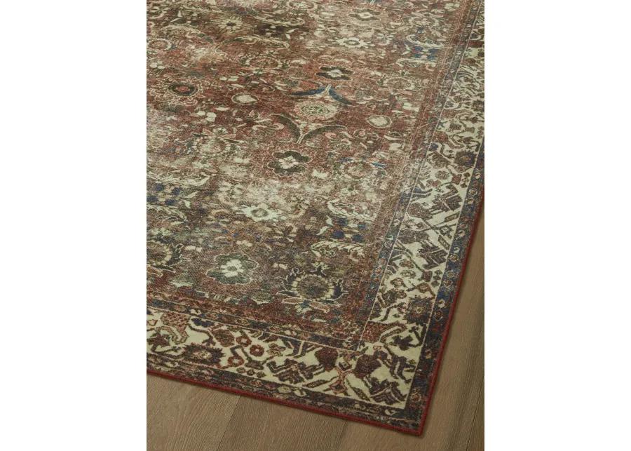 Banks BAN04 Brick/Ivory 5' x 7'6" Rug