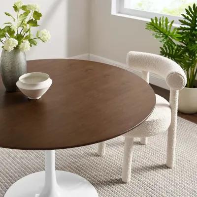 Modway - Lippa 48" Round Walnut Dining Table Walnut