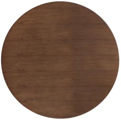 Modway - Lippa 48" Round Walnut Dining Table Walnut