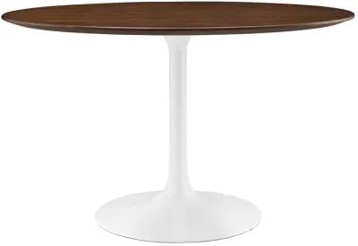 Modway - Lippa 48" Round Walnut Dining Table Walnut