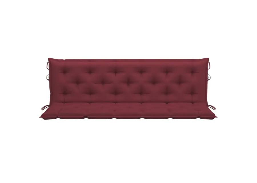 vidaXL Cushion for Swing Chair Wine Red 70.9" Fabric