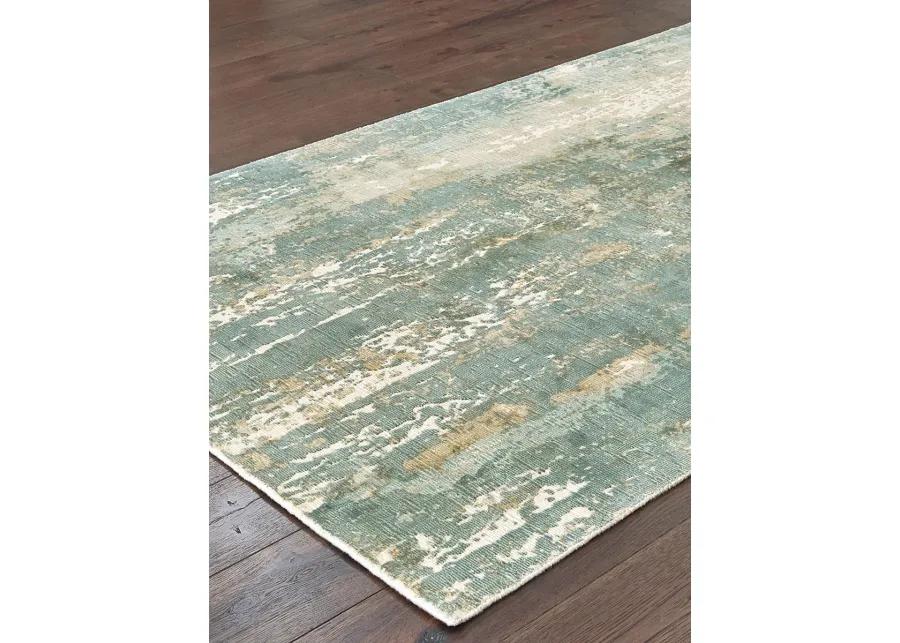 Formations 6' x 9' Blue Rug