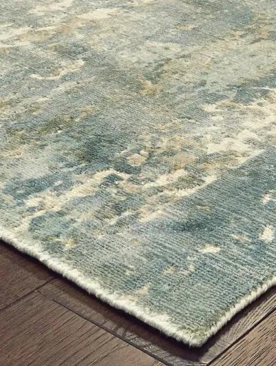 Formations 6' x 9' Blue Rug