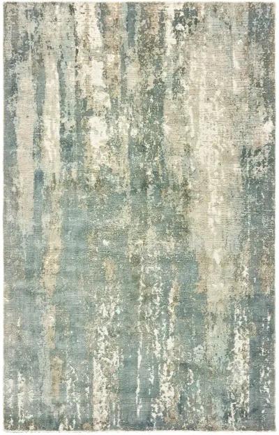 Formations 6' x 9' Blue Rug