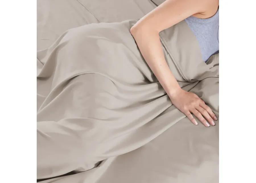 Hyper-Cotton California King Sheet Set - Medium Beige