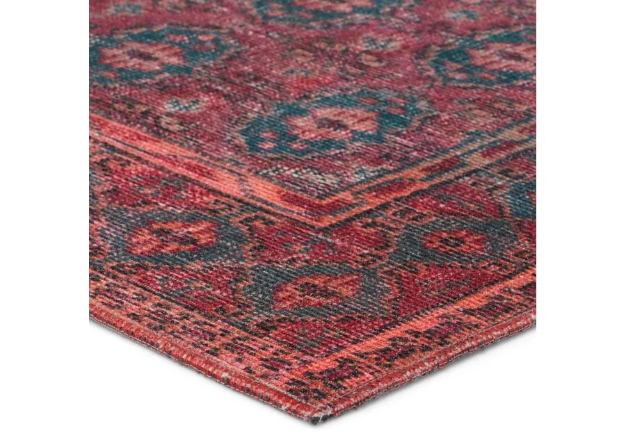 Harman Hold K Lester Kalinar Red 2'1" x 6' Runner Rug