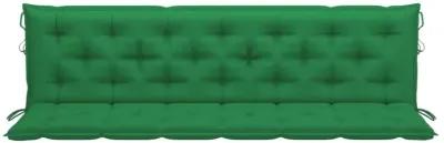 vidaXL Cushion for Swing Chair Green 78.7" Fabric