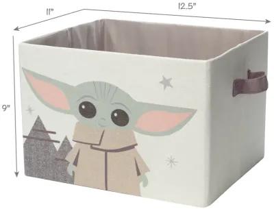 Lambs & Ivy Star Wars Grogu/Baby Yoda Foldable/Collapsible Storage Bin/Basket