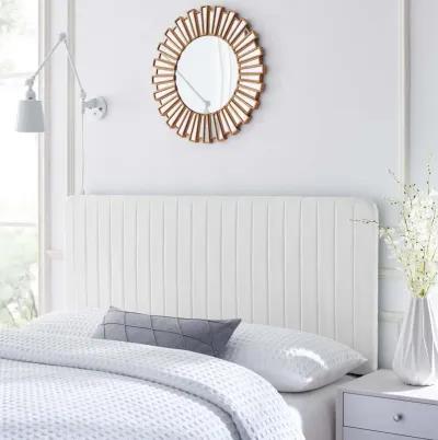 Modway - Milenna Channel Tufted Upholstered Fabric Full/Queen Headboard