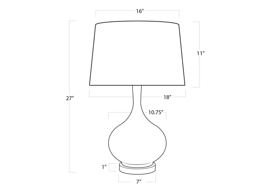 Ivory Ceramic Table Lamp