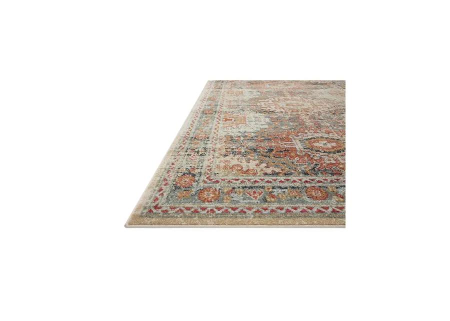 Jocelyn JOC03 Mist/Multi 5'5" x 7'6" Rug