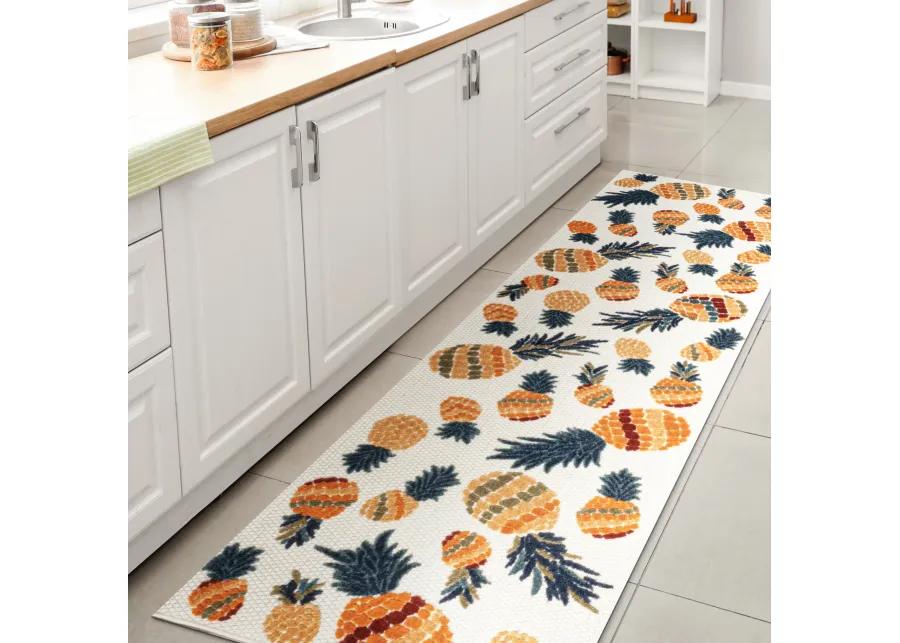 Ananas Bold Pineapple High-Low Indoor/Outdoor Area Rug