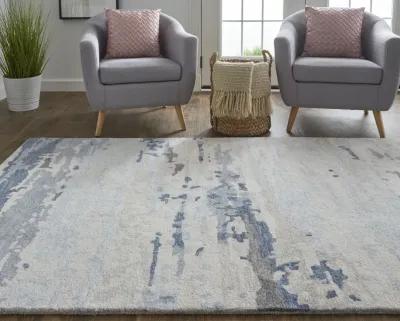 Everley 8647F Blue/Gray/Ivory 5' x 8' Rug