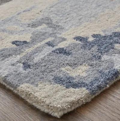 Everley 8647F Blue/Gray/Ivory 5' x 8' Rug