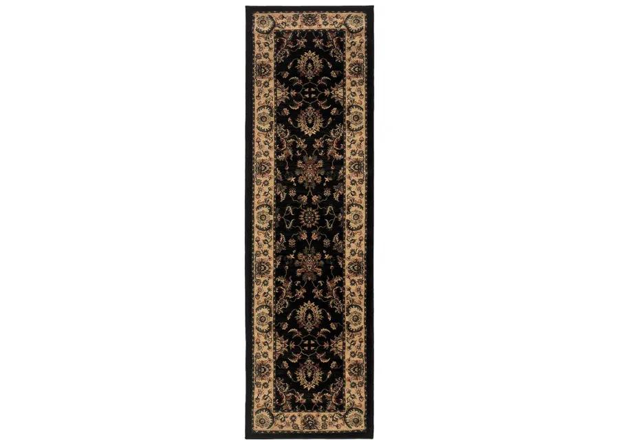 Ariana 6' Black Rug